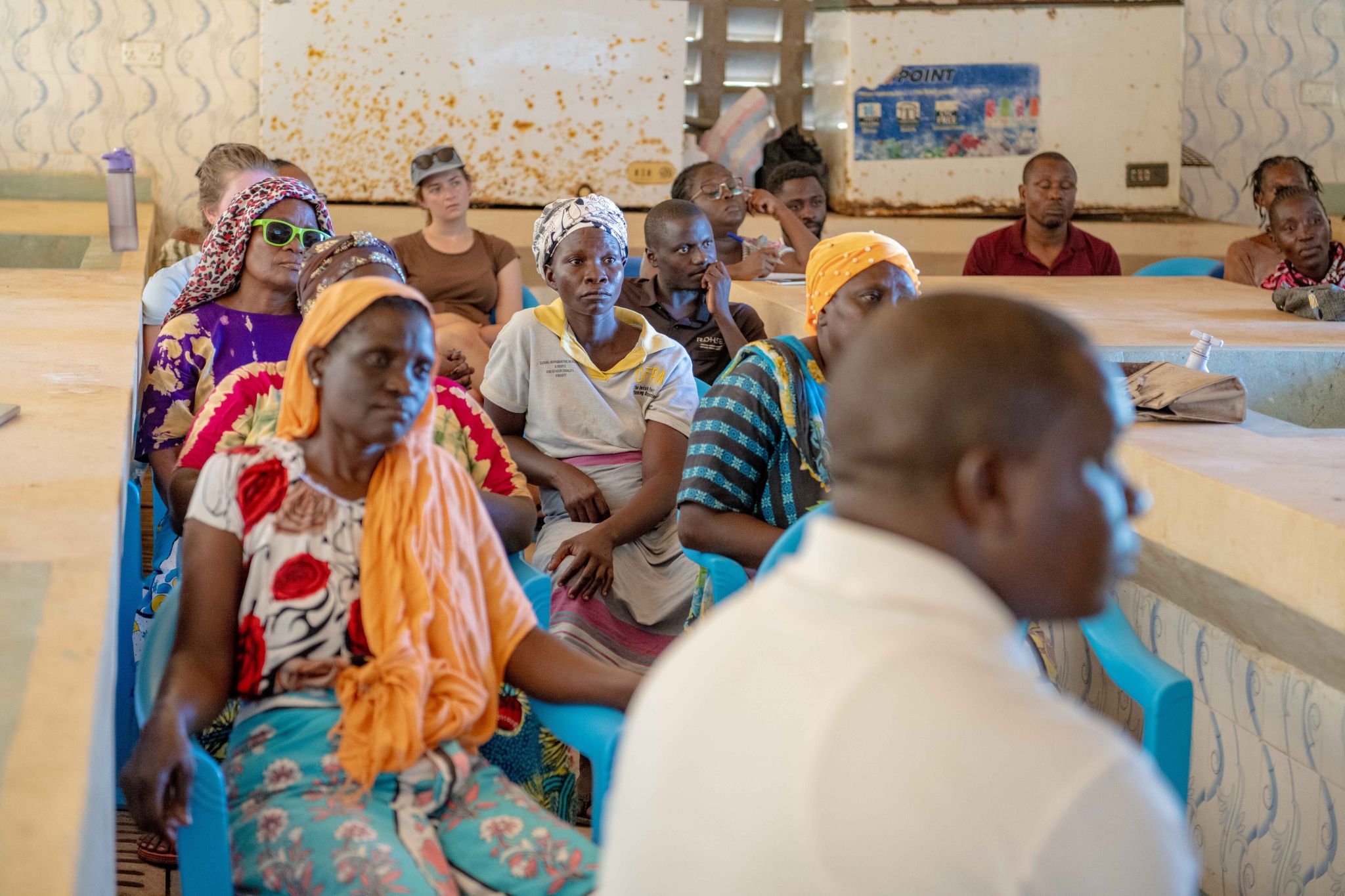 Community members at Kuruwitu